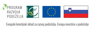 Logotip Evropski kmetijski sklad za razvoj podeželja Evropa investira v podeželje