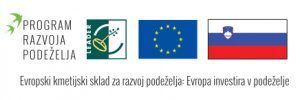 Logotip Evropski kmetijski sklad za razvoj podeželja: Evropa investira v podeželje