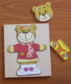 Bären Puzzle (zložljivka Z Motivom Medveda)